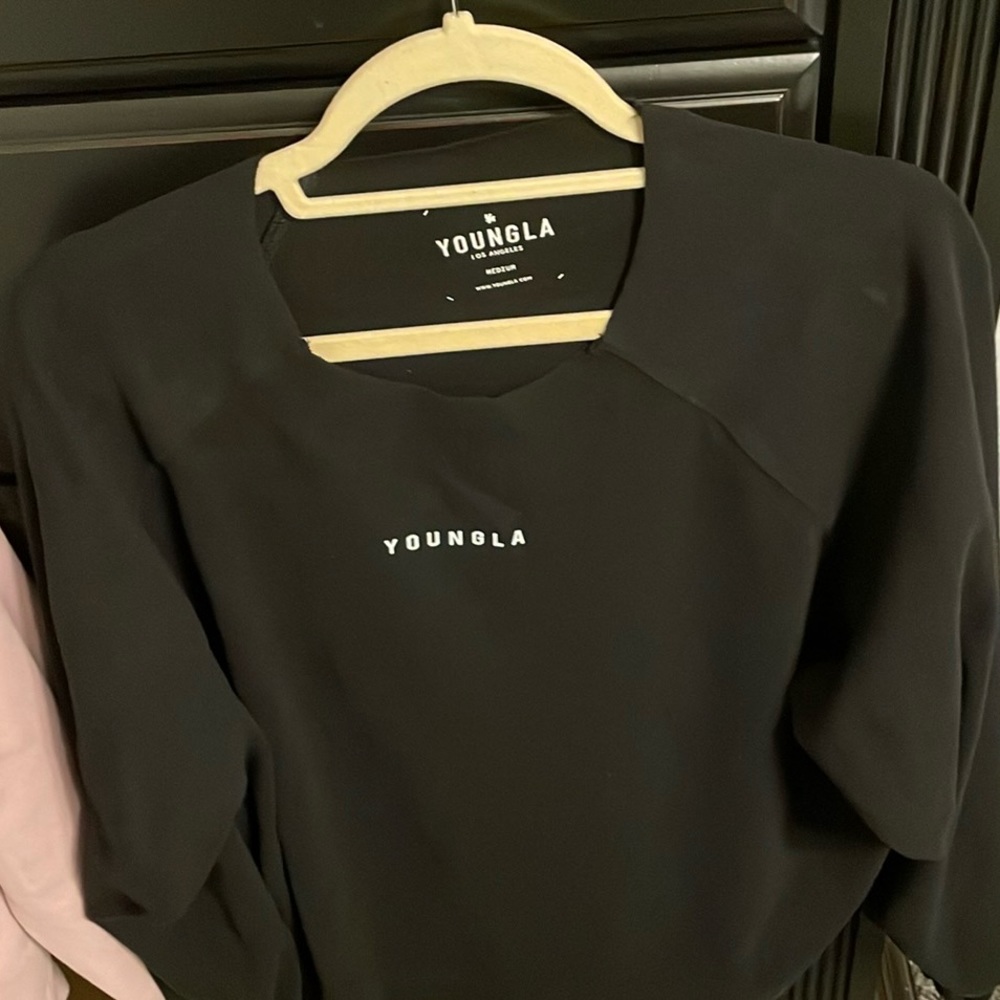 Youngla raw neck long sleeve inspire the next generation